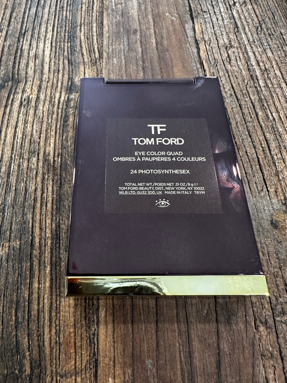 Tom Ford Eyeshadow Quad — Gold, Teal, Plum, Charcoal - Picture 4 of 4
